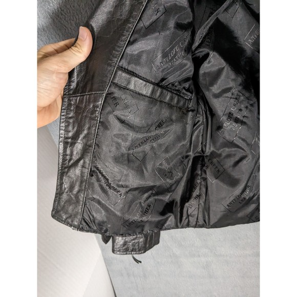 Antler Creek Leather Boys Motorcycle Jacket size 4XL - Picture 10 of 12